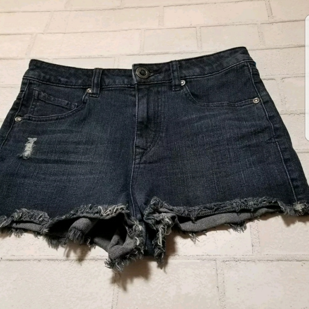 Volcom Stone Stix Hi-Rise Shorts Denim